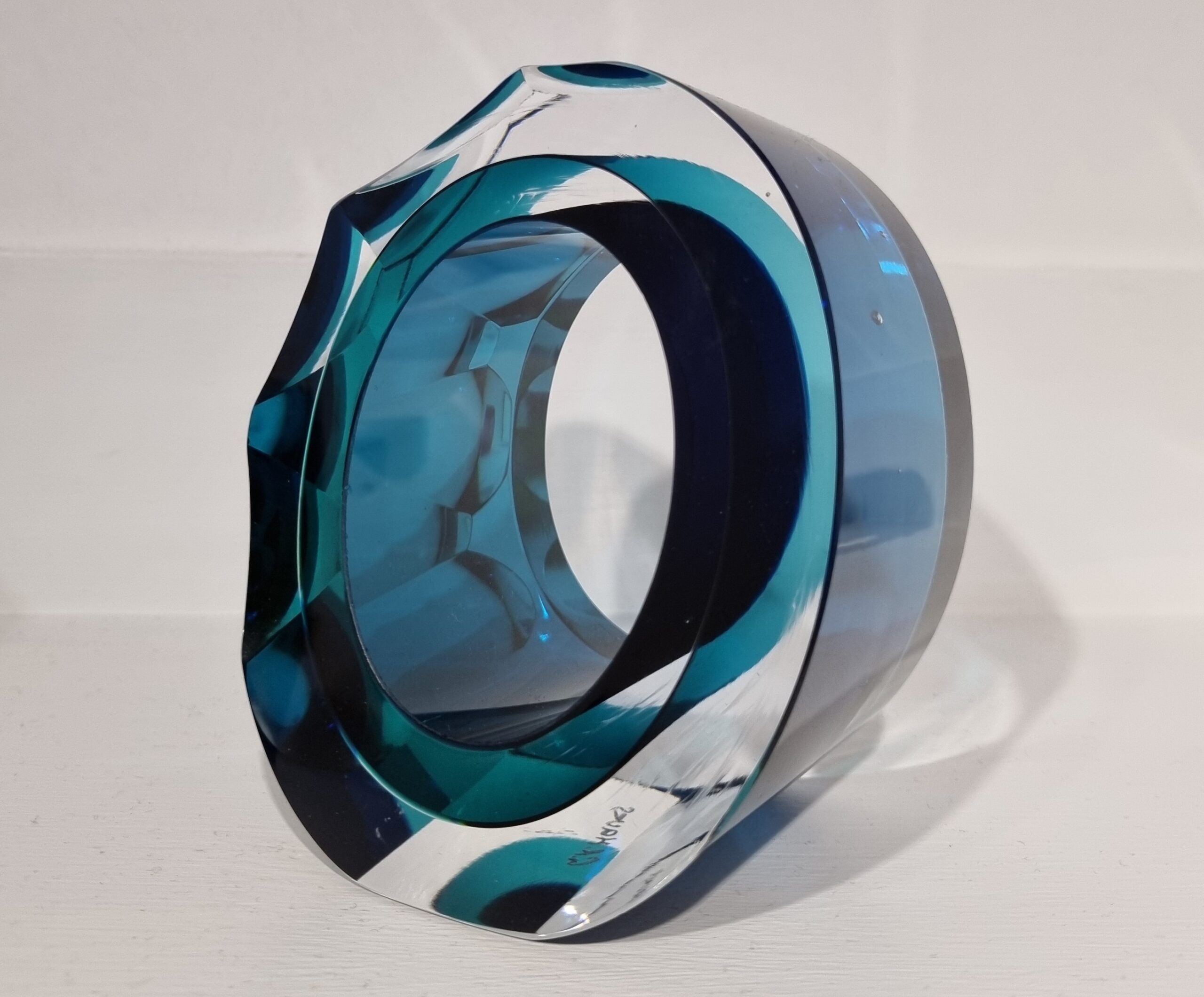 Blue Slice by G R Hawes Glass