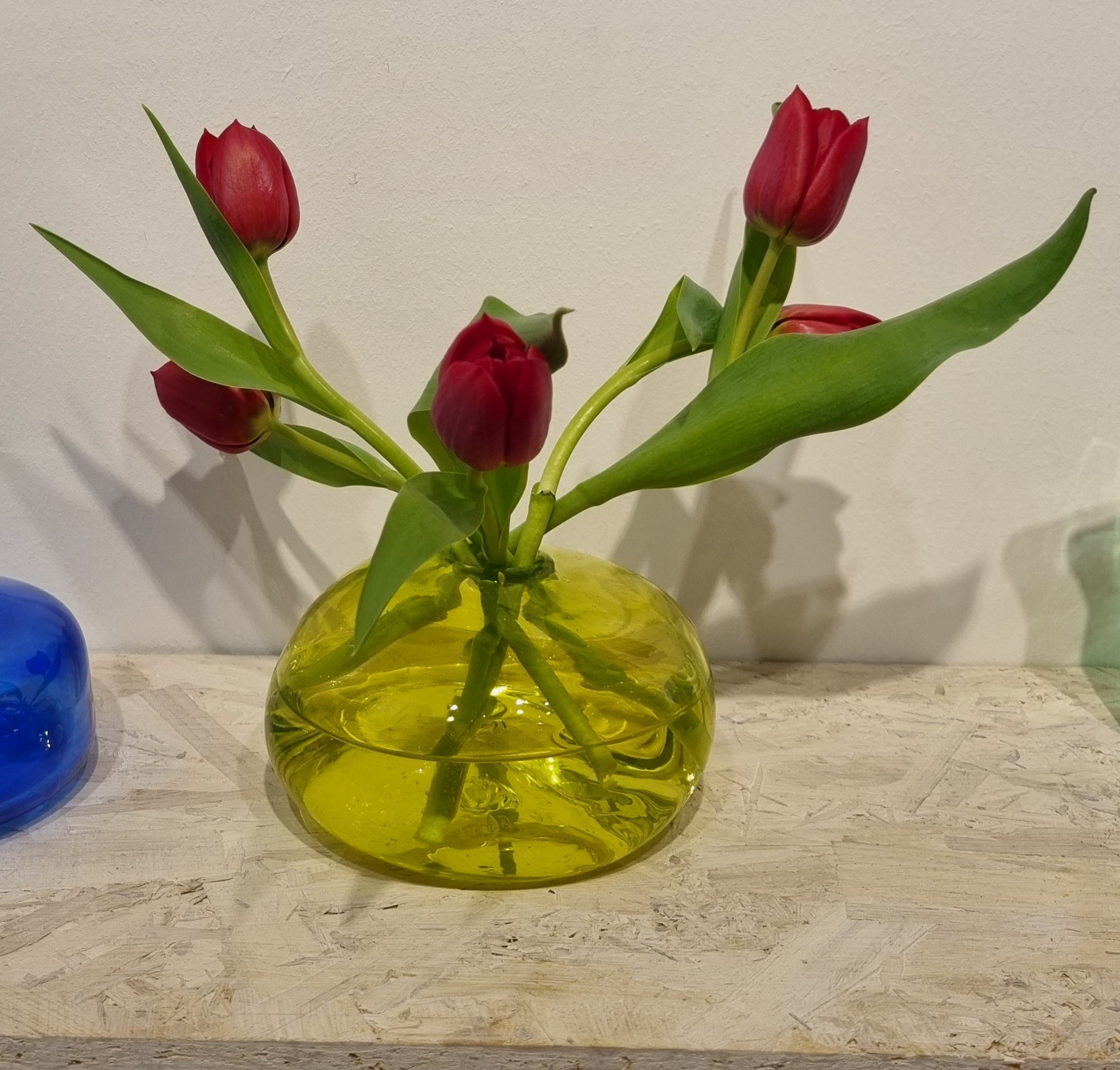 Yellow Vase by Maggie Williams Glass