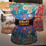 Alexandra Raphael, Plique-à-jour, vitreous enamel, Goldsmiths Company Gallery, photo: Emma Boden