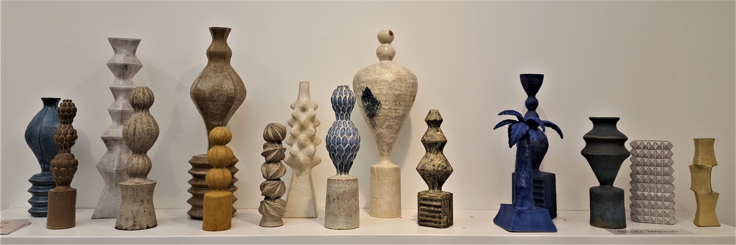 Chinoko Sakamoto, Sculptural Vessels, Flow Gallery, photo: Emma Boden