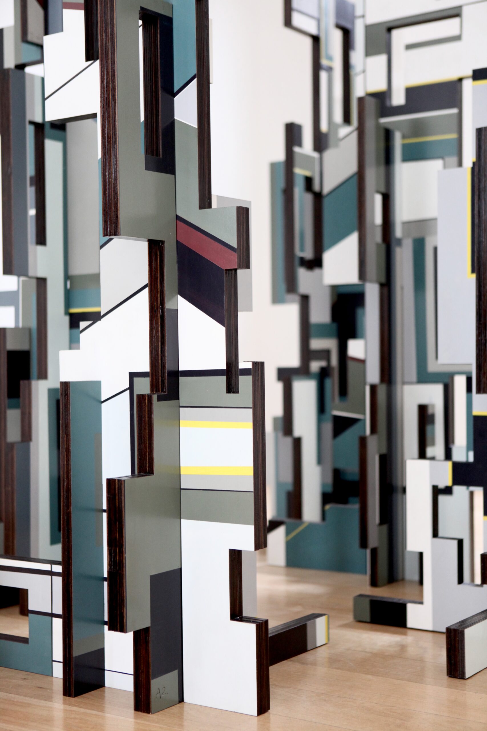 57 Lisa Traxler Blast Wall exhibition photo Tessa Newmark