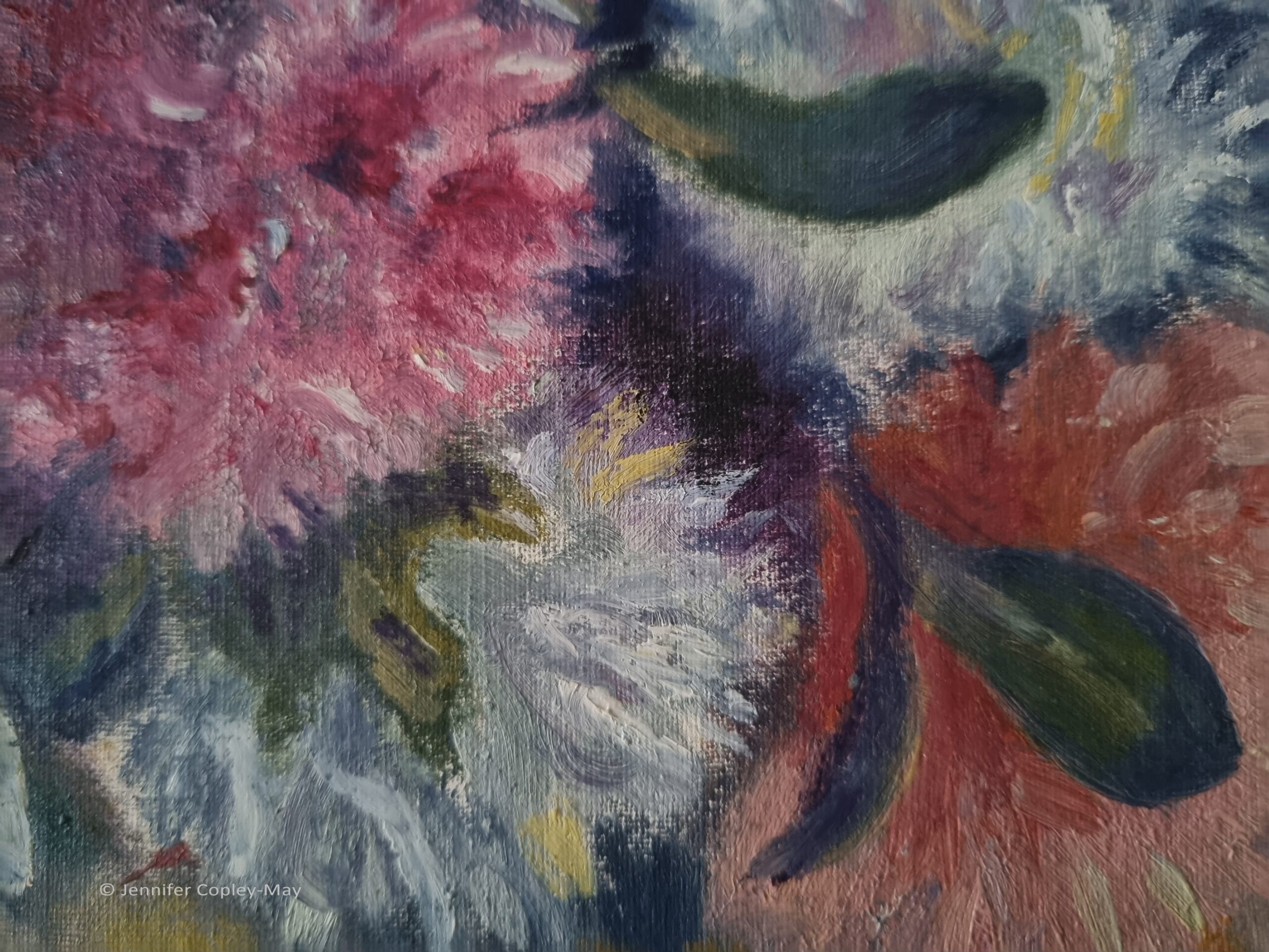 Detail Asters in Vase © Jennifer Copley-May_wm