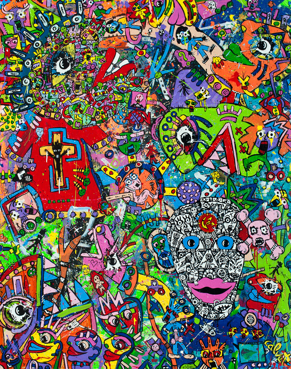 Lazarus, 2016, 165 x 130cm, acrylic on canvas