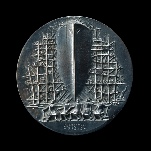 Man and Machine – An Unhappy Alliance 1919 by Ludwig Gies