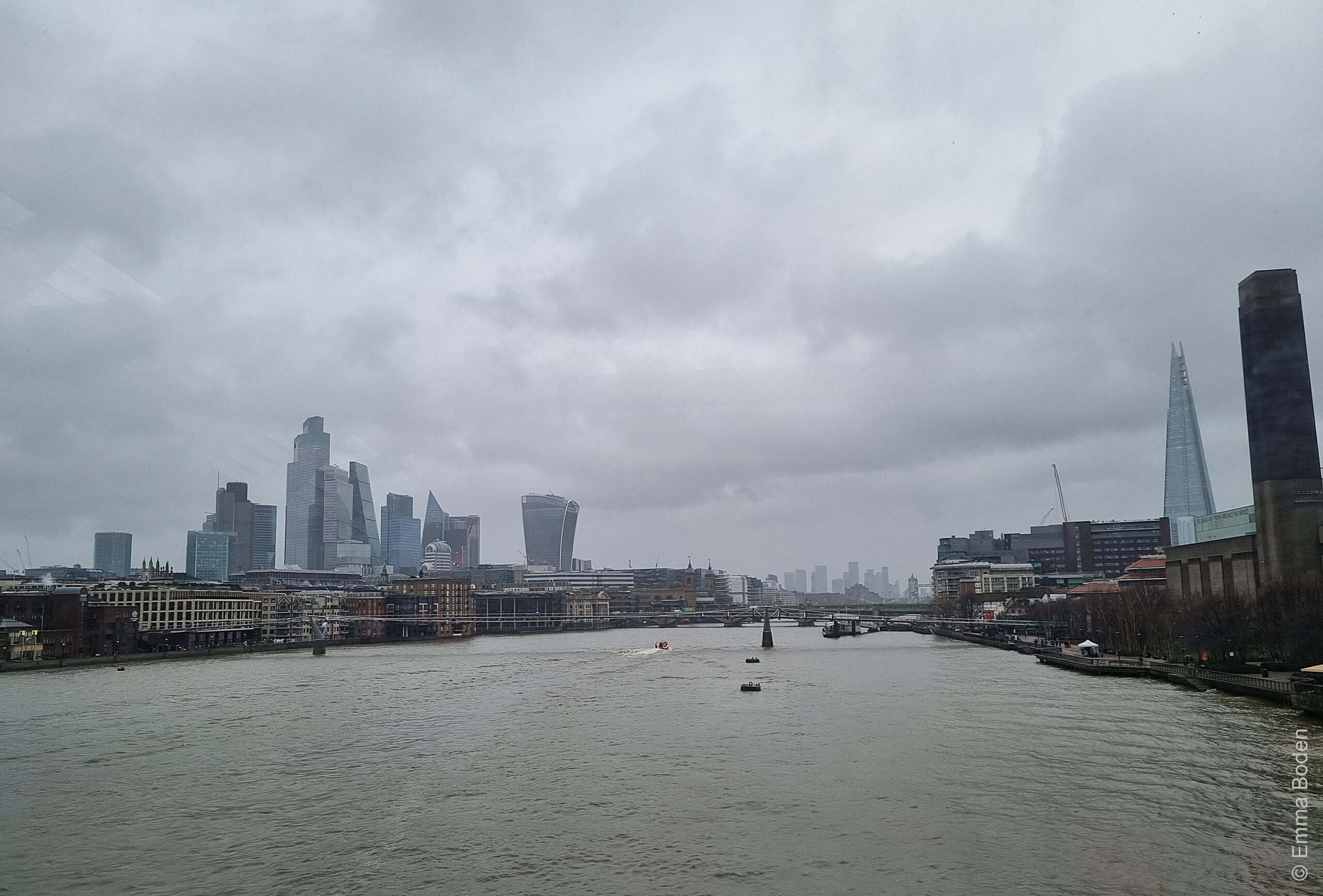 How to brighten up a grey London day - the Thames from Blackfriars Bridge, photo: Emma Boden