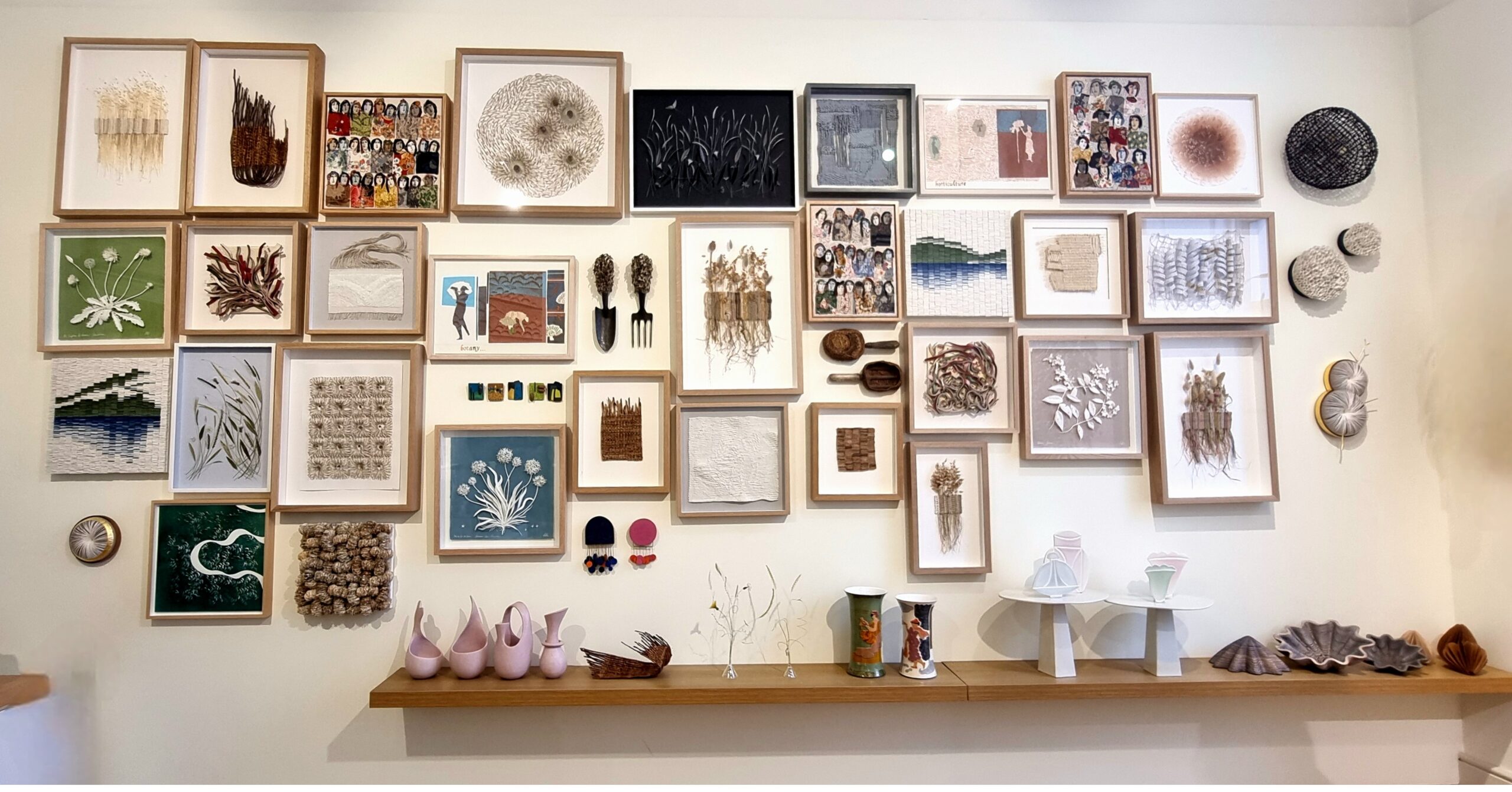 Jagged Art gallery wall - various artists