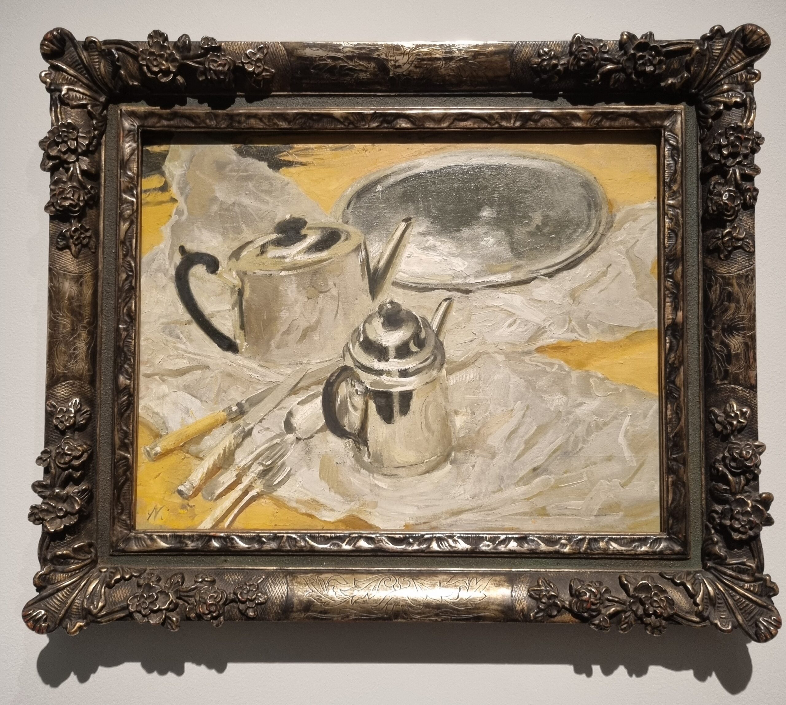 Silver 1938 oil on wood
