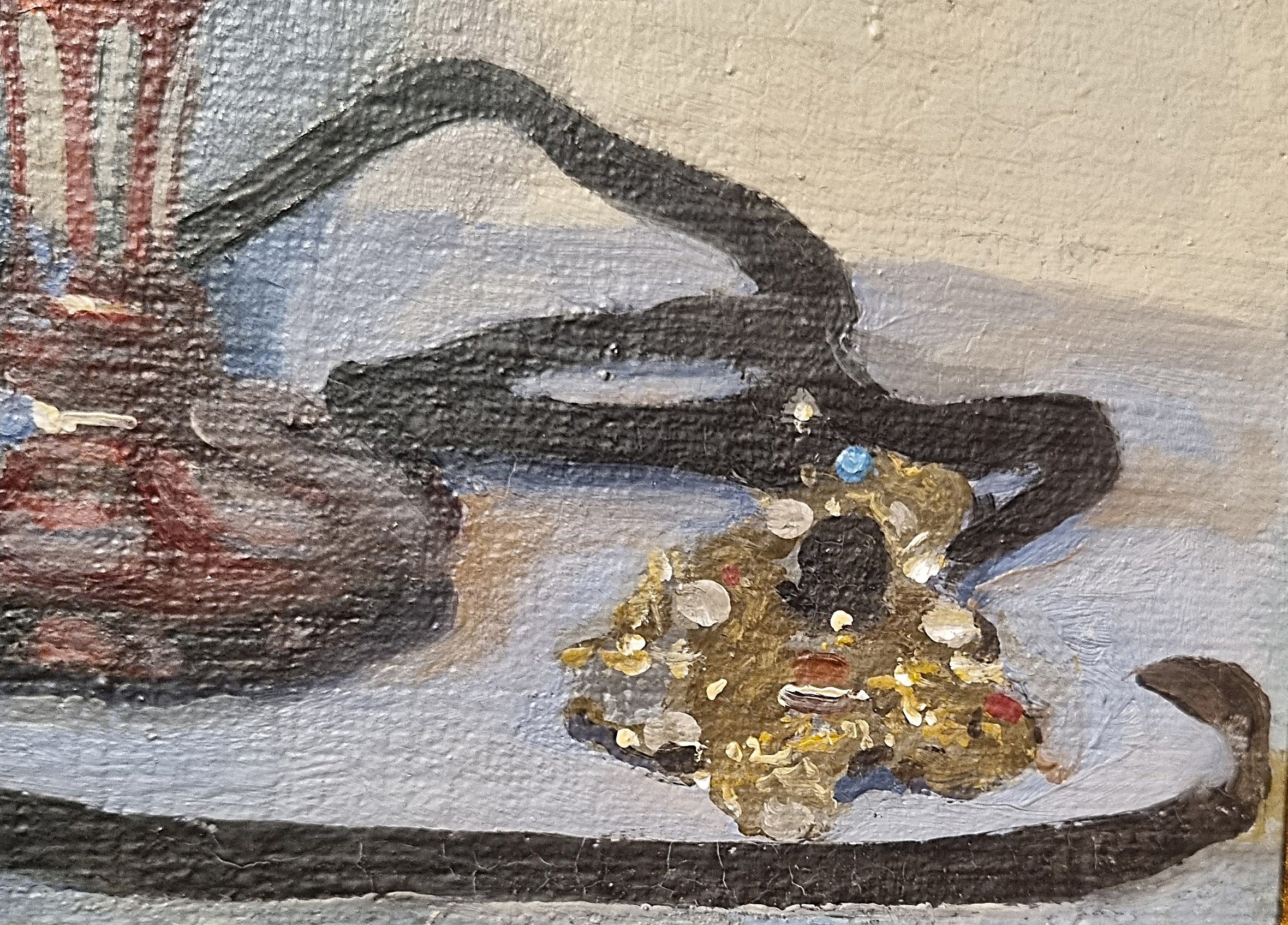 The Ruby Glass 1910 oil on canvas board detail 2