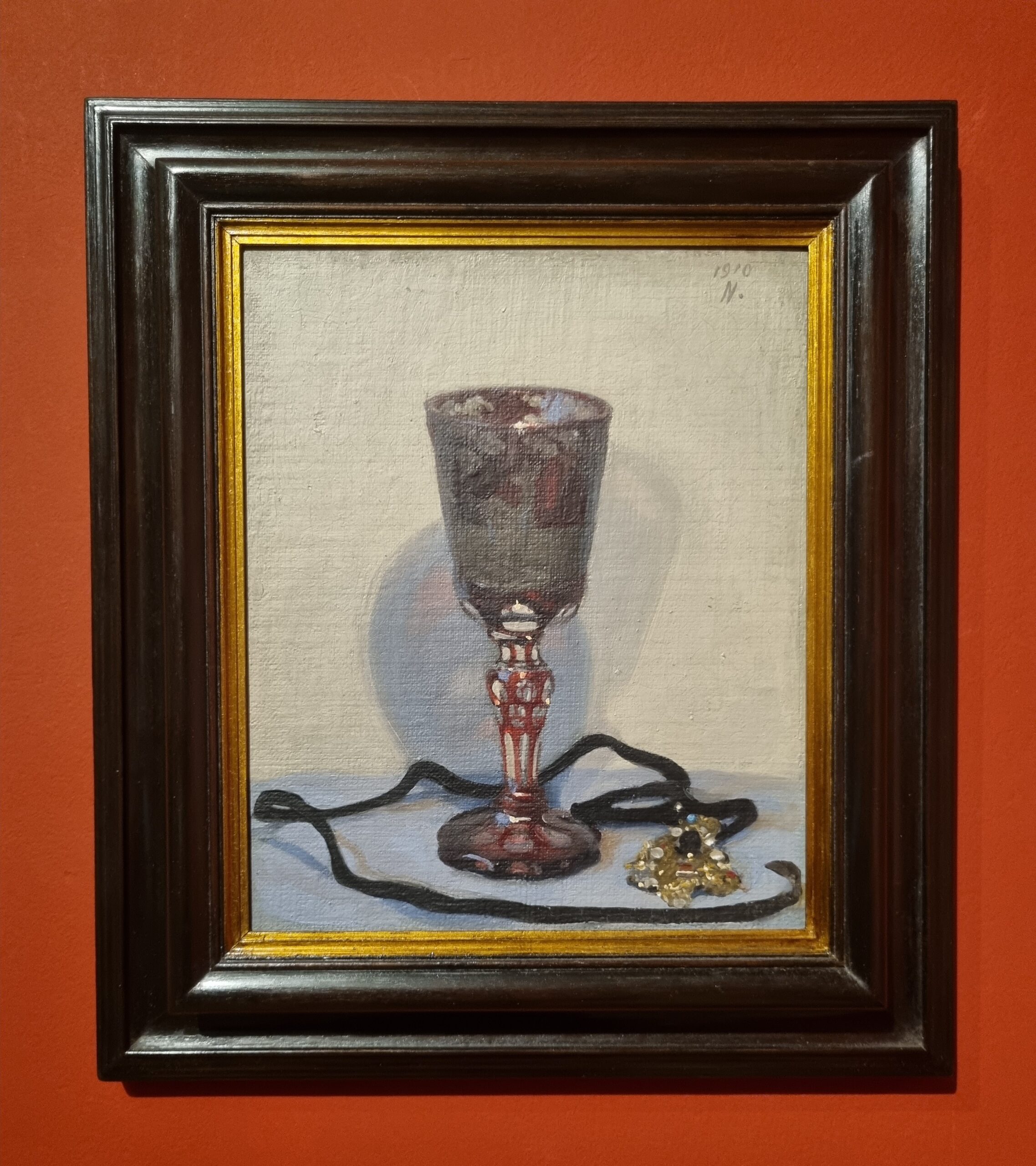 The Ruby Glass 1910 oil on canvas board