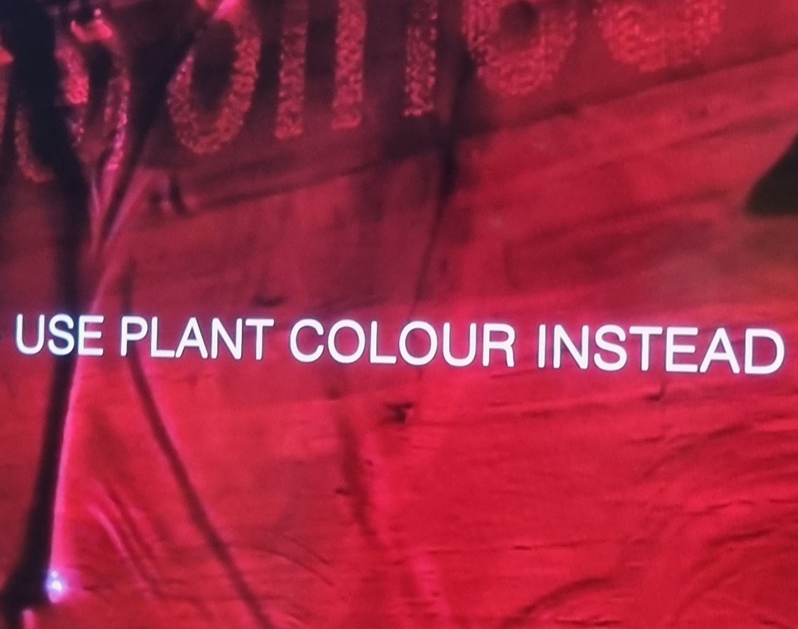Still from Diana Scarborough's Eco-conscious Colour short film, first screened at Cambridge Festival, 2026