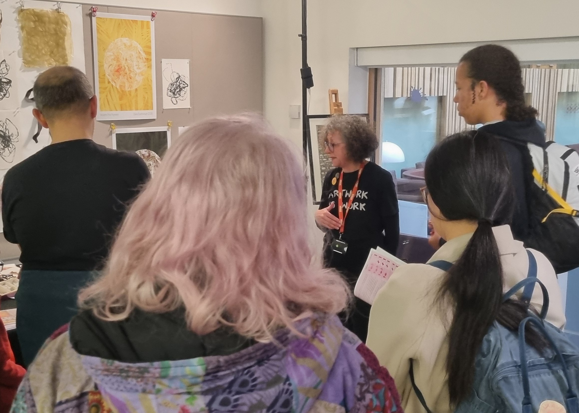 Diana Scarborough talking about her artist residency with Fruk Lab in 2025 