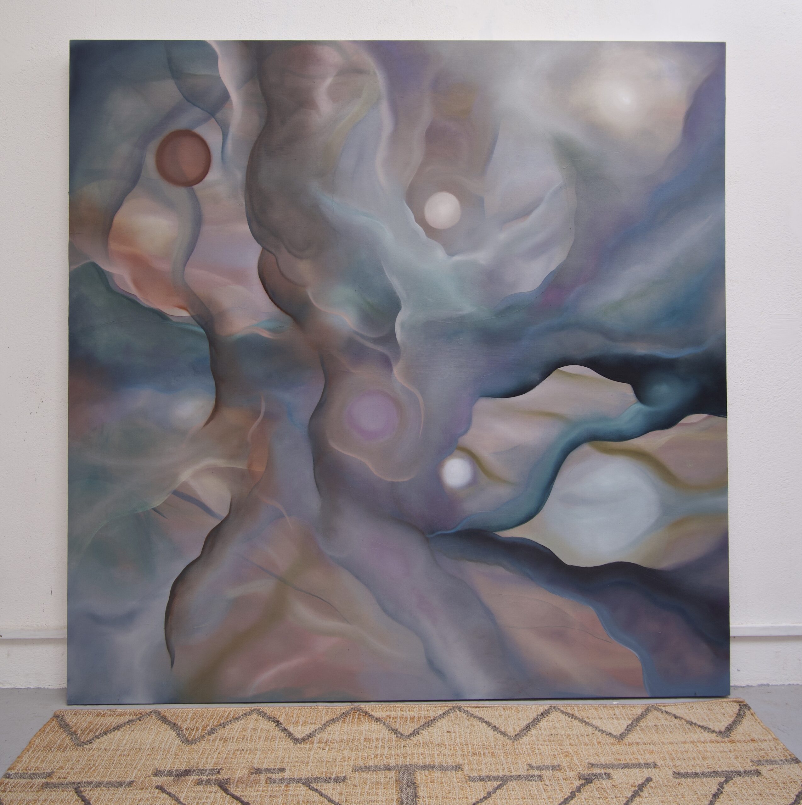 Grace Margarita, Libra, 2025, Oil On Canvas, 160 x 160cm