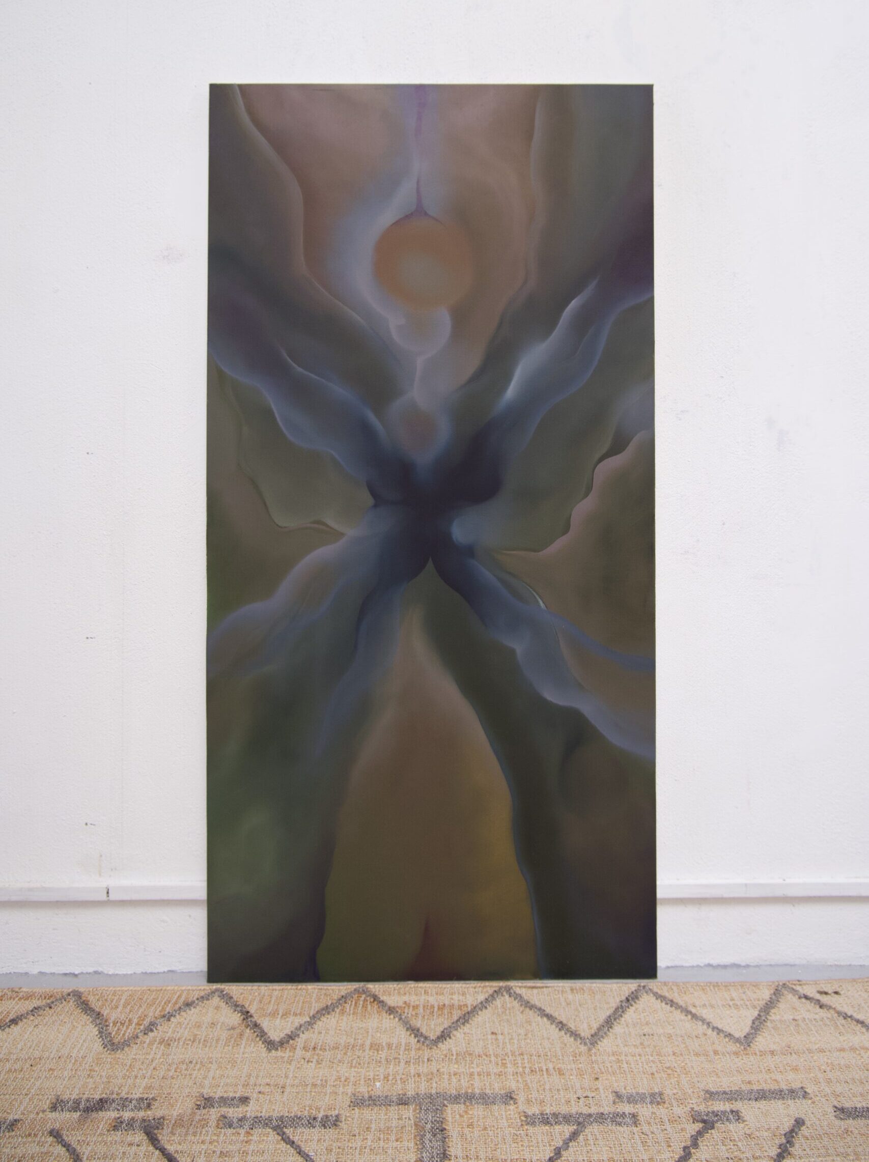 Grace Margarita Middle Ground 2025 Oil On Canvas_60x30Inches